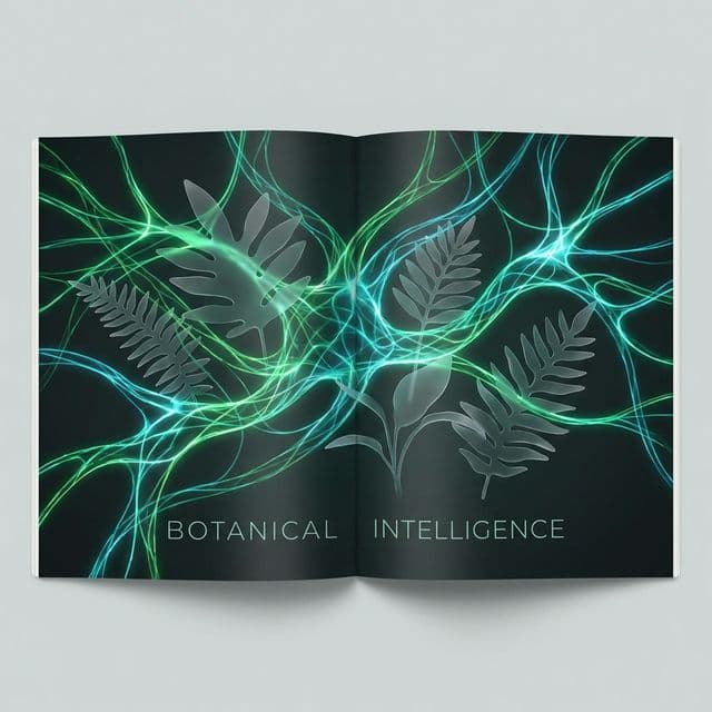 Botanical AI plant analysis visualization